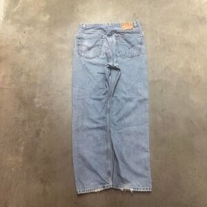 Vintage Levi's 505 men's blue jeans loose fit paper tag 1999‎ 38x32